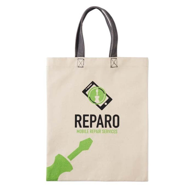 MB8109 - Cotton bag with short handles (26x32,5cm)
