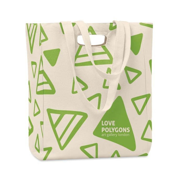 MB8111 - Shopping bag with punch handle and long handles (30x16x40cm)
