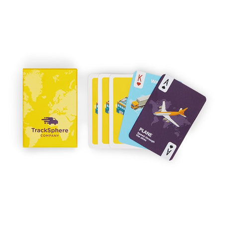 MCAD05 - 54 Mini-Travel Playing cards with your design on both sides.