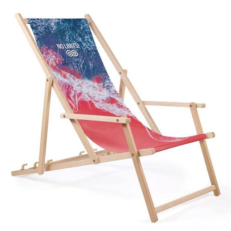 MCHA01 - Deck chair with armrests & removable cover (EN581 Certified)
