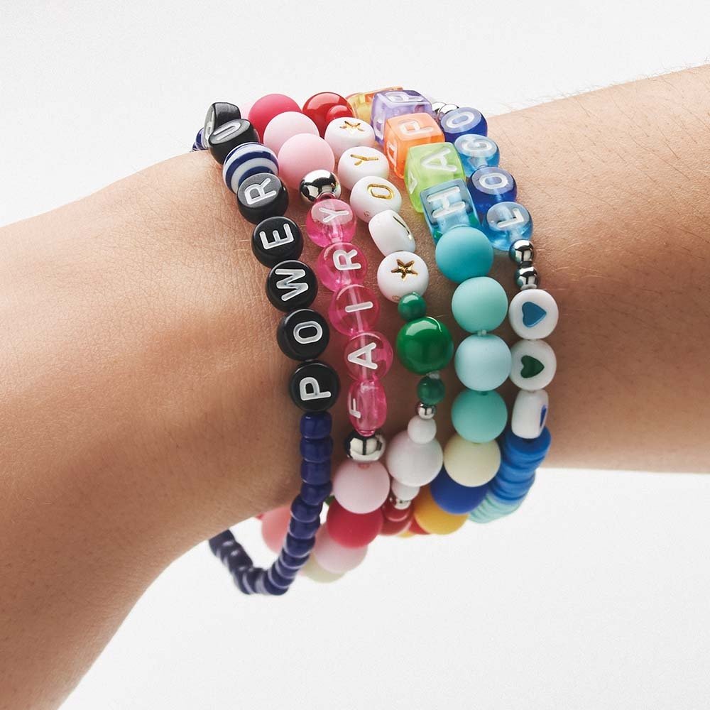 MCHM01 - Charm bracelet in your design with standard beads options