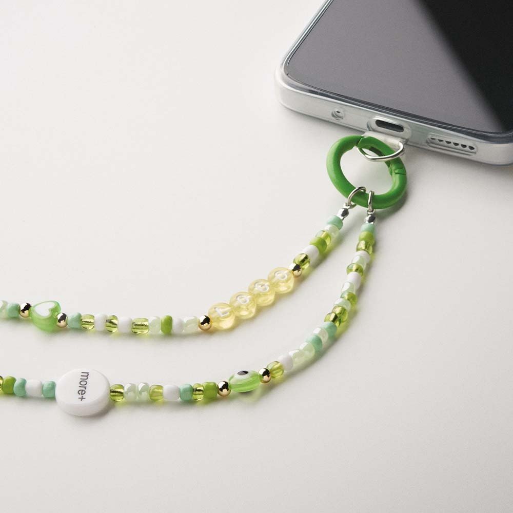 MCHM06 - Phone charm wrist strap with metal carabiners