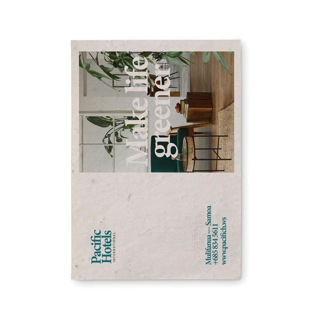 MG6907 - Business card made from plantable seed paper with your design. 8 different seed options available!