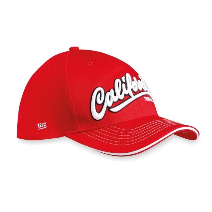 MH2003 - 6 panel premium cotton twill cap with sandwich