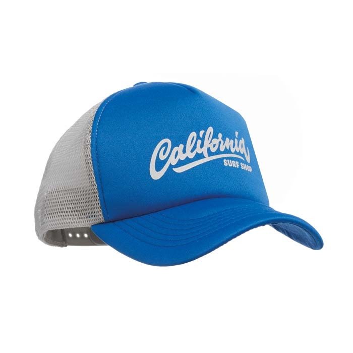 MH2203 - 5 panel high panel polycotton trucker hat.