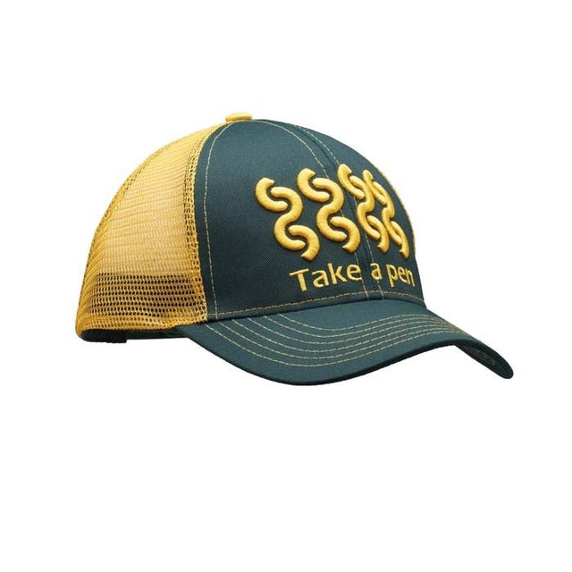 MH2212 - 6 panel rPET, medium profile trucker hat.