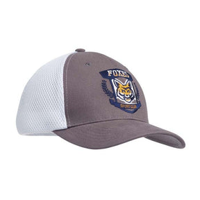 MH2313 - Brushed heavy cotton sandwich cap, mesh back.