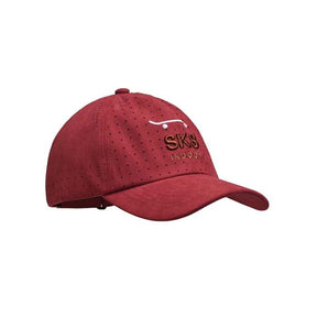 MH2323 - 6 panel polyester unstructured cap with perforated panels.