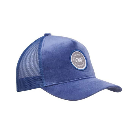 MH2326 - Velvet 5 panel, high profile trucker hat.