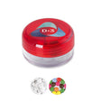 MI2001 - Round plastic container in multiple colours and Mints & Sweets options. From 100 pcs
