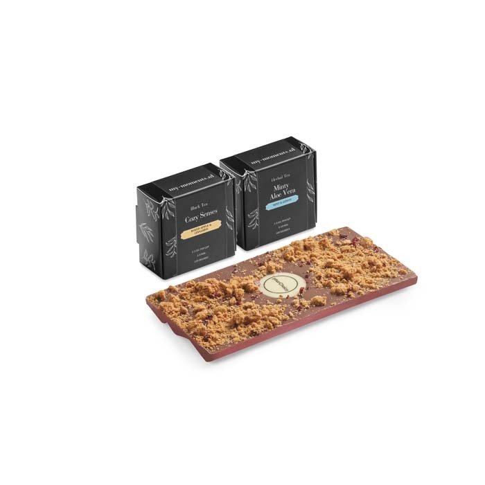 MI4007 - 2 Zen Teas & Chocolate bar gift box