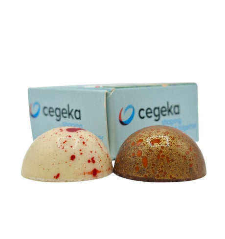 MI4012 - 2 artisanal Belgian chocolate bonbons gift box