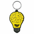 MK1001 - Custom shape PVC key ring with your logo on one side