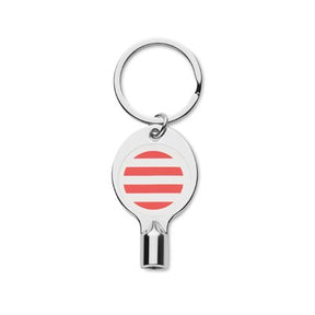 MK1008-DP - Radiator key ring with a full colour imprint on 1 or 2 sides