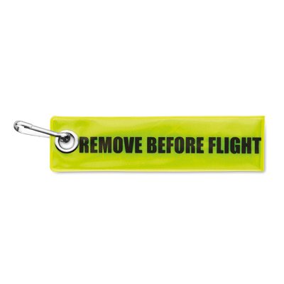 MK2020 - Promotional reflective PVC key tag (available in 11 different colours)