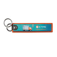 MK2114 - Full colour printed key tag with double metal ring