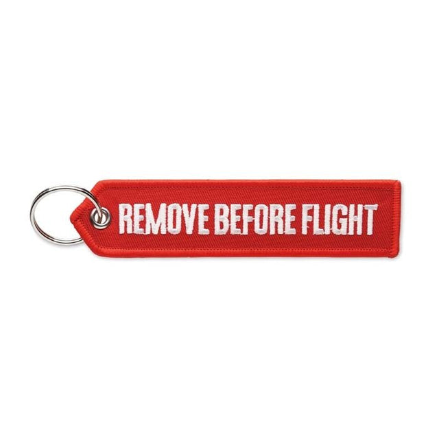 MK2212 - Embroidered key tag with triangular shaped end