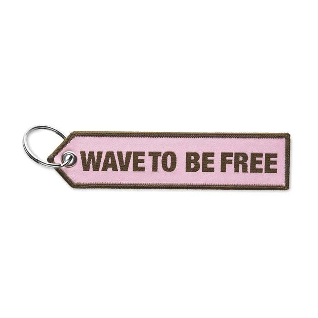 MK2213 - Woven key tag with triangular shaped end