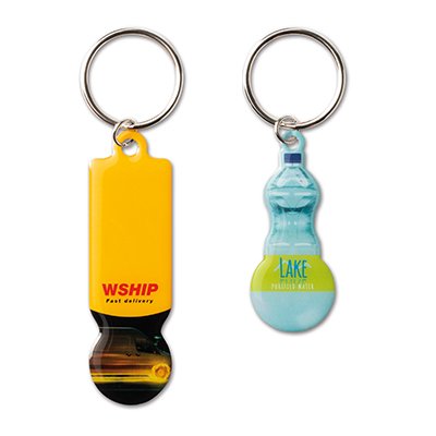 MK4009 - Aluminium token keyring