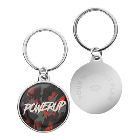MK5008 - Round shape iron, domed NFC keyring