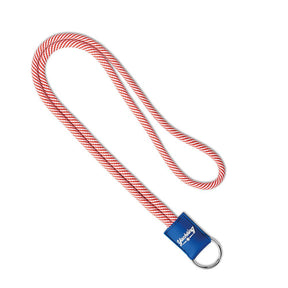 ML1007 - Polyester 2-tone cord lanyard with PVC badge