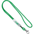 ML1019 - Polyester cord lanyard with transparent slider