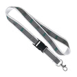 ML1024 - Detachable polyester lanyard with Reflective overlay.