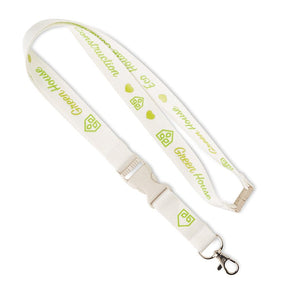 ML1029 - Detachable Bamboo screenprint lanyard.