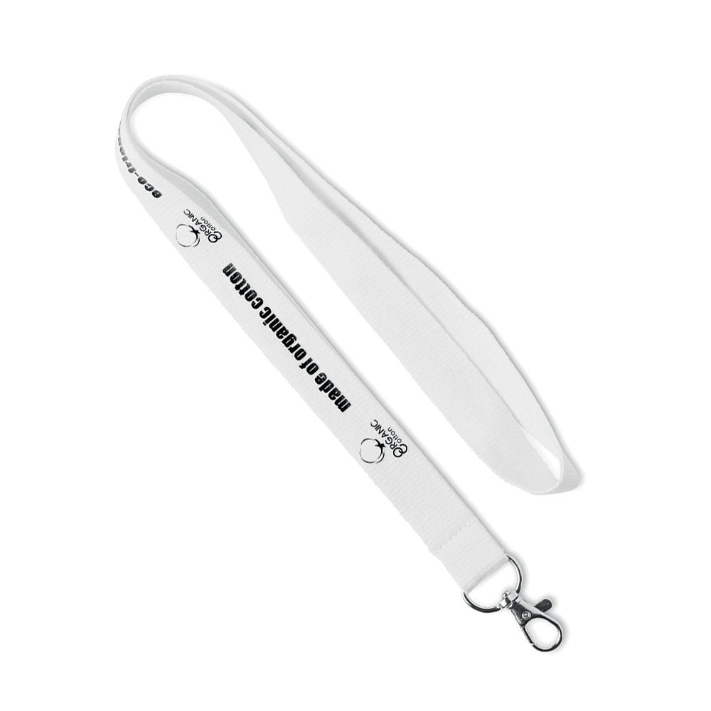 ML1036 - Organic cotton silkscreen lanyard