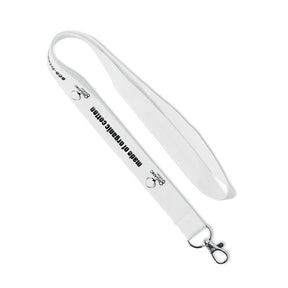 ML1036 - Organic cotton silkscreen lanyard