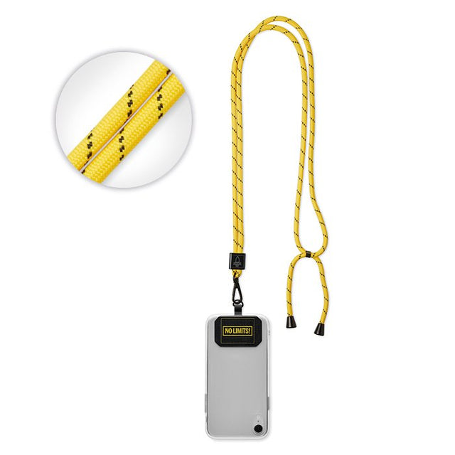 ML1058 - Crossbody 2-tone cord phone holder made of polyester