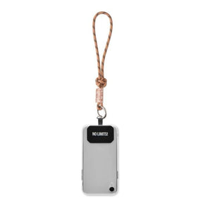 ML1070 - Single cord key tag & phone holder with your design label. From 100 pcs
