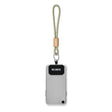 ML1072 - Single cord key tag & phone holder with printed or engraved bamboo buckle. From 100 pcs