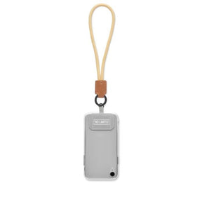 ML1082 - Cord key tag & phone holder with PU logo patch.