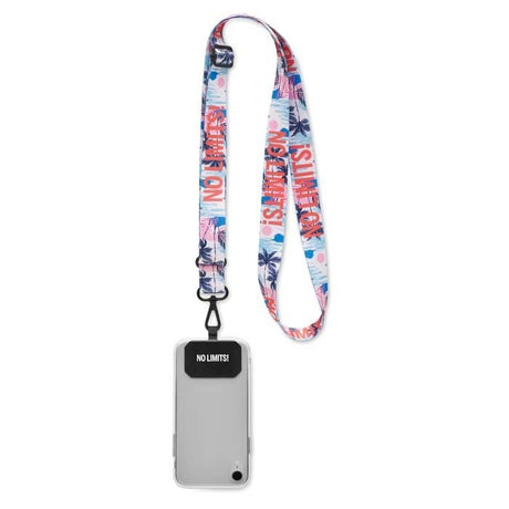 ML1083 - Sublimated adjustable crossbody phone holder