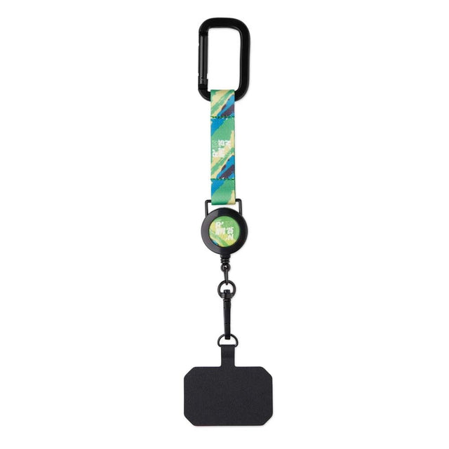 ML1087 - Anti-loss retractable badge reel phone holder with sublimated strap.