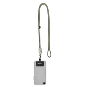 ML1091 - Crossbody 2-tone knot colour phone cord lanyard.