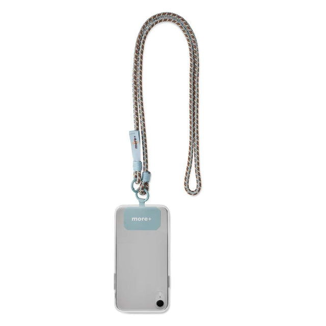 ML1094 - 3-tone crossbody phone cord with two carabiners