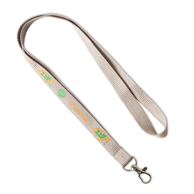 ML1103 - RPET pantone matched silkscreen lanyard