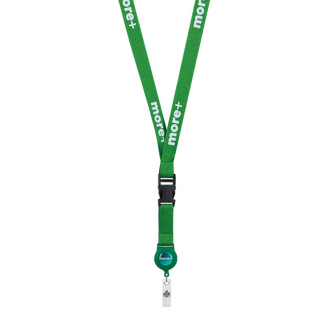 ML1263 - Detachable RPET screen printed badge reel lanyard.