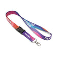ML1304 - Detachable RPET sublimation lanyard.