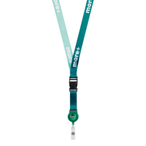 ML1364 - Detachable RPET sublimation badge reel lanyard.