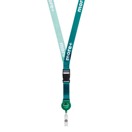 ML1364 - Detachable RPET sublimation badge reel lanyard.