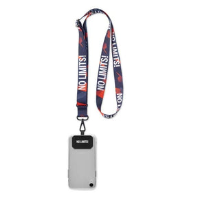 ML1383 - Sublimated adjustable rPET crossbody phone holder.