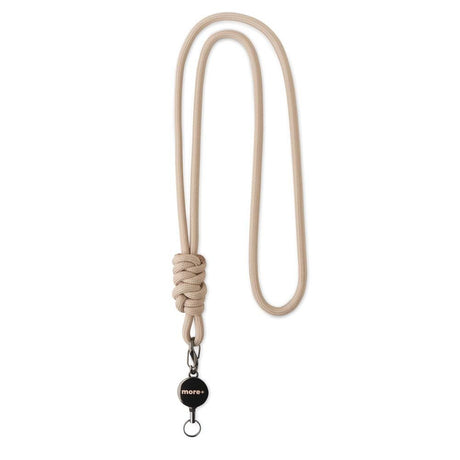 ML1601 - Single colour metal badge reel cord lanyard