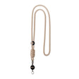ML1602 - Single colour adjustable metal badge reel cord lanyard