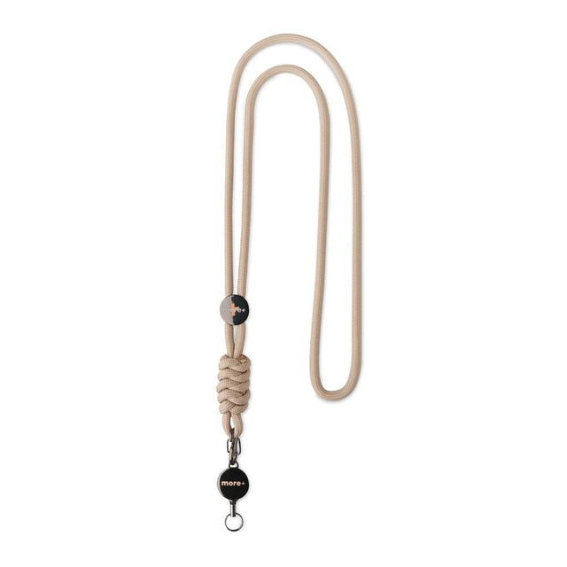 ML1602 - Single colour adjustable metal badge reel cord lanyard
