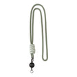 ML1603 - Contrast knot colour metal badge reel cord lanyard
