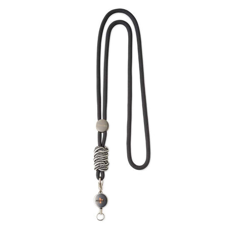 ML1606 - 2-tone knot colour adjustable metal badge reel cord lanyard