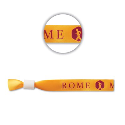 ML3001 - Satin wristband with screenprinted logo